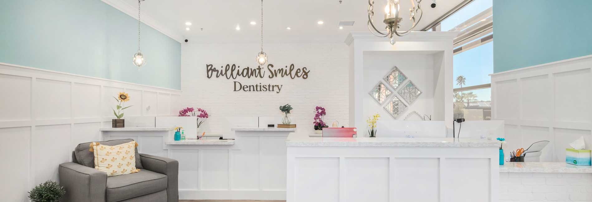 Reception of Brilliant Smiles Dentistry